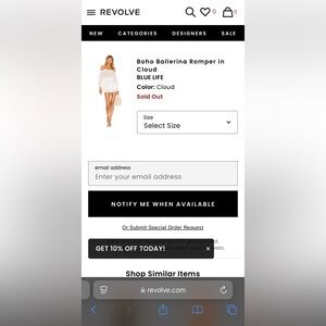 Blue Life Boho Ballerina Romper in Black